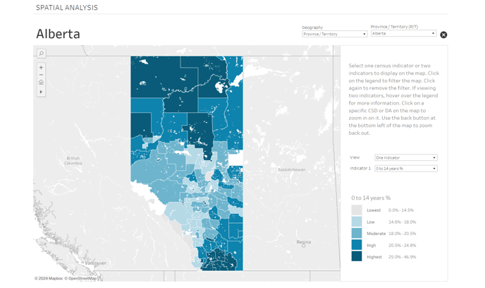 Alberta spacial analysis